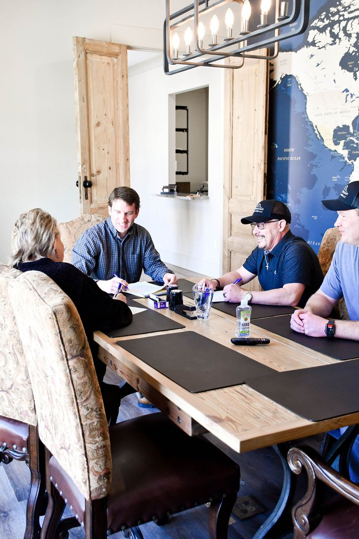 The Birmingham Homebuyers team in the office