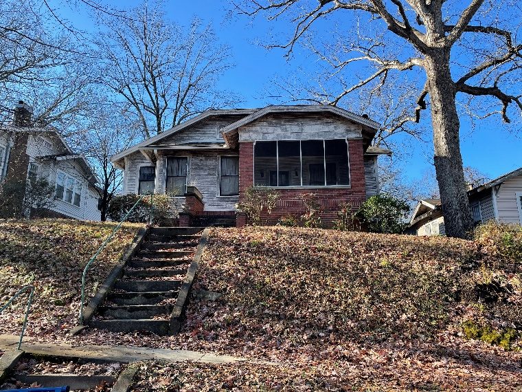 Craftsman bungalow we bought for cash in Fairfield, Alabama